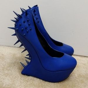 Privileged Heelless Spiked Platform Pumps (NWOT)